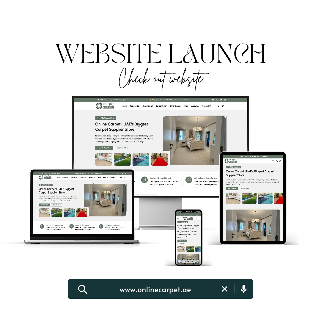 Carpet Website Sample UAE